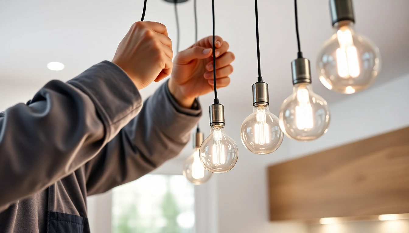 Pendant Lighting Installation